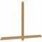 Ekena Millwork Eugene Smooth Timber Gable Bracket, Western Red Cedar, 84"W x 53"H x 1 1/2"D x 3 1/2"F, 15/12 Pitch GBW084X53X0204EUG00SWR - alternate 4